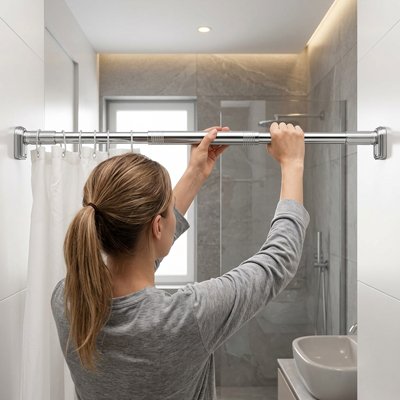Barre rideau de douche 