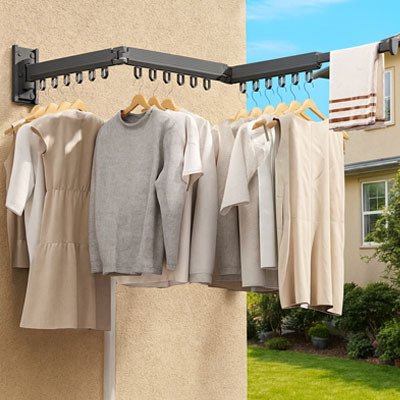 Etendoir a linge extensible