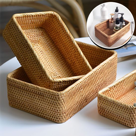 panier de rangement rectangulaire