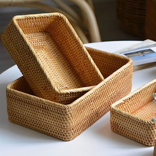 panier de rangement rectangulaire
