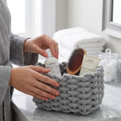 Panier de rangement salle de bain 