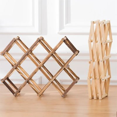Porte bouteille en bois