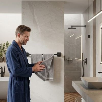 Porte serviette salle de bain