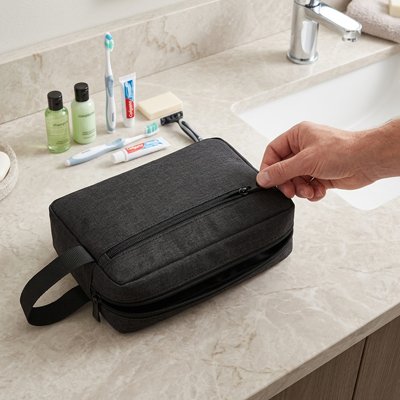 trousse de toilette de voyage homme